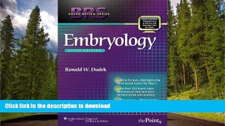 Read Book BRS Embryology (Board Review Series) On Book