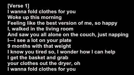 J. Cole - Folding Clothes (Official Lyrics)
