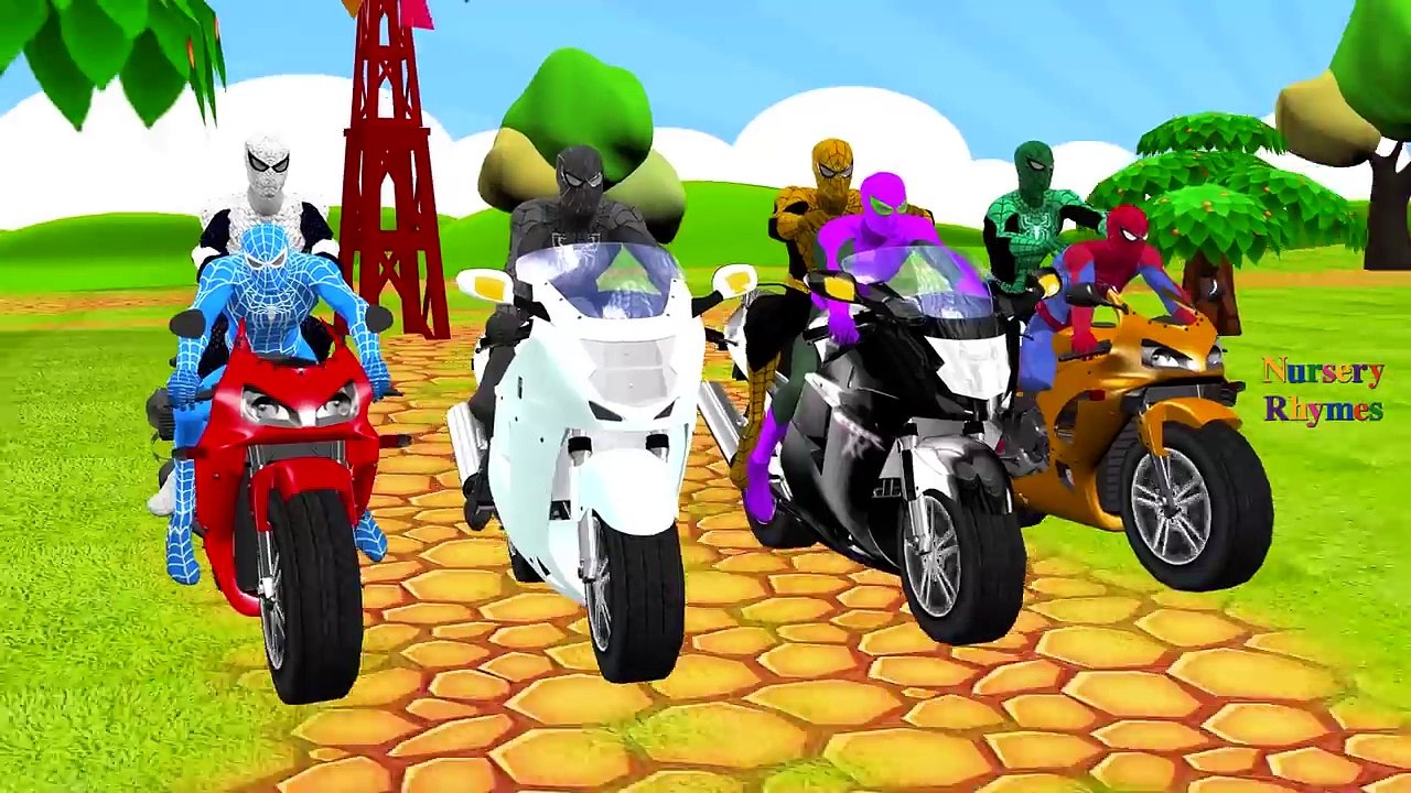 Spiderman Singing Old MacDonald Had A Farm | Itsy Bitsy Spider | Finger Family And More Rhymes