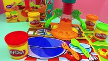Play doh spaghetti factory - pasta maker - Nudeln mit Knete selber machen [demo 1] deutsch