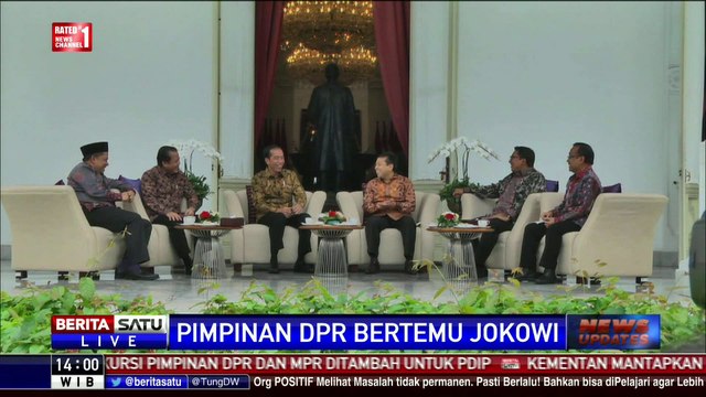 Kembali Menjabat Ketua DPR, Setya Novanto Silaturahmi ke Presiden