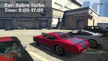 GTA Online - Modded NPC vehicles Part 2 - Rare Sabre Turbo, Gauntlet and Ruiner (GTA V Rare Cars)