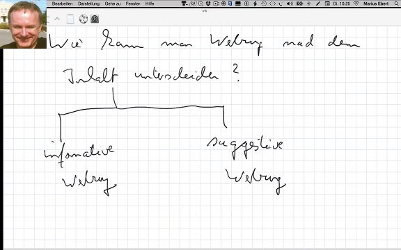 Wie kann man Werbung nach dem Inhalt unterscheiden?