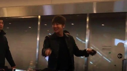 JANG KEUN SUK AT GIMPO AIRPORT ARRİVAL TO HANEDA AIRPORT JAPAN 14.12.2016