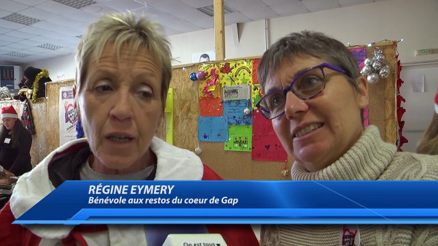 D!CI TV: Gap : Les restos du coeur ont fêté Noël