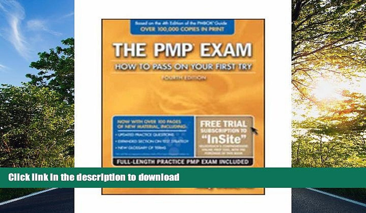READ The PMP Exam: How to Pass On Your First Try by Andy Crowe PMP PgMP (2009-05-03) Kindle eBooks