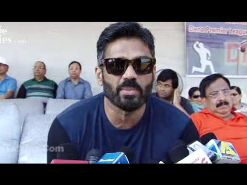 Sunil Shetty Supports Dena Bank Cricket