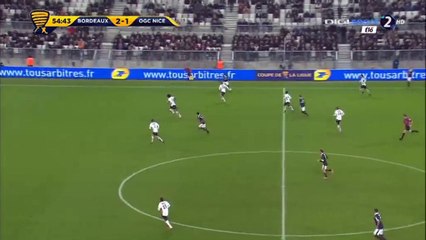 Gaetan Laborde Goal - Bordeaux 3-1 Nice  - 14.12.2016 [HD]