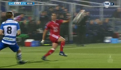 Kevin Conboy Goal HD - Zwolle	1-1	Utrecht 14.12.2016