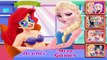 Frozen Elsa and Mermaid Ariel Face Painting - Disney Princess Makeover Games HD