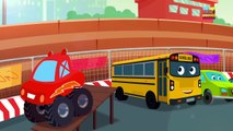 Little red car | monster truck Dan | We are the monster trucks