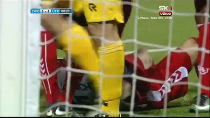 Kevin Conboy Goal - Zwolle 1-1 Utrecht - 14.12.2016 [HD]