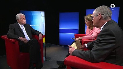 Horst Seehofer im Interview | Farbe Bekennen | Das Erste