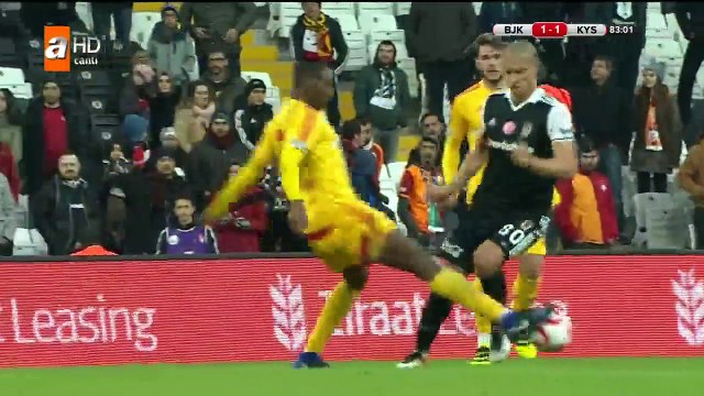 1-1 Furkan Yaman Goal Turkiye Kupasi R4 Group D - 14.12.2016 Besiktas JK 1-1 Kayserispor
