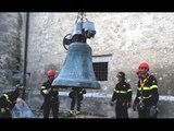 Norcia (PG) - Terremoto, salvata la campana della Madonna Argentea (14.12.16)