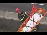 Barberino del Mugello (FI) - Esercitazione di Vigili del Fuoco e Soccorso Sanitario (14.12.16)