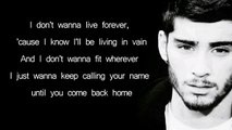 Zayn Malik & Taylor Swift - I Don't Wanna Live Forever (Lyrics)