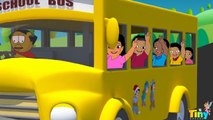 Wheels On The Bus Go Round and Round | Nursery Rhyme For Babies and Toddlers
