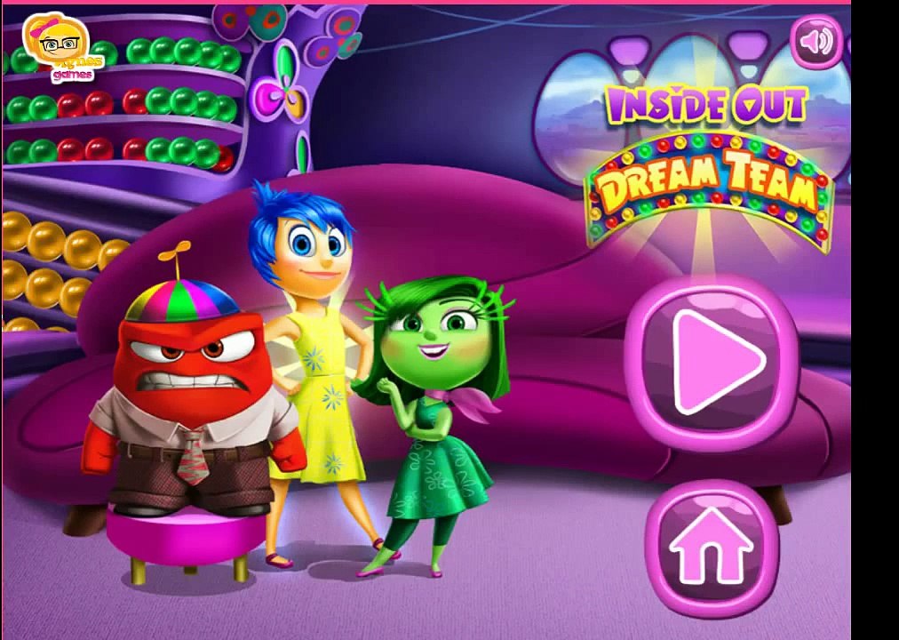 Inside Out Games❤ Inside Out Dream Team ❤ Inside Out Dress Up Games for Girls