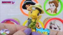 Learn Colors Disney Princess Frozen Elsa MLP Disney Cars Toys Surprise Egg and Toy Collector SETC