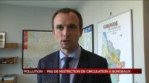Pollution de l'aire à Bordeaux en Décembre 2016 sur TV7
