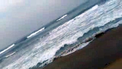 Vardah cyclone ( Before a day sea waves was seeing abnormal)