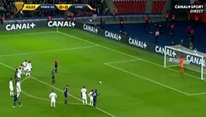 Lucas Moura Penalty Goal Paris SG 1-0 Lille 14.12.2016