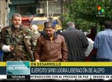 Siria: terroristas en Alepo se reagrupan para contraatacar al ejército