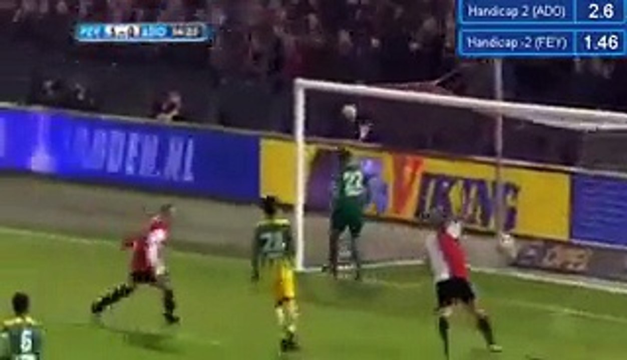 Goal HD - Feyenoord 1-0 ADO Den Haag 14.12.2016 - NETHERLANDS: KNVB Beker - 1/8-finals