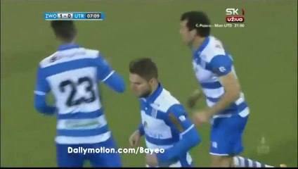 Zwolle vs Utrecht 1 - 2 Highlights 14.12.2016 HD