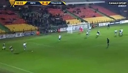 Florent Mollet Goal - Metz 1-0 Toulouse 14-12-2016 (HD)