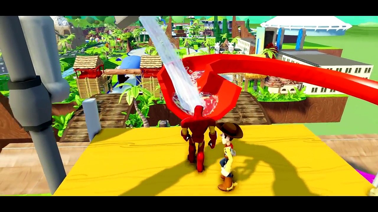 [ Lightning McQueen ] Toy Story Sheriff Woody Races Disney Pixar Cars Lightning Mcqueen in Disneylan