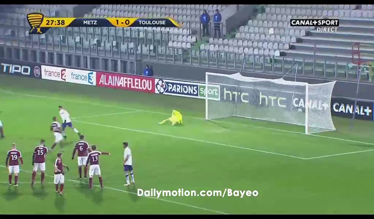 Martin Braithwaite Goal HD - Metz 1-1 Toulouse - 14.12.2016