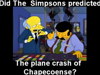 Simpsons Cartoon Predicted the Brazilian Football Team Plane Crash