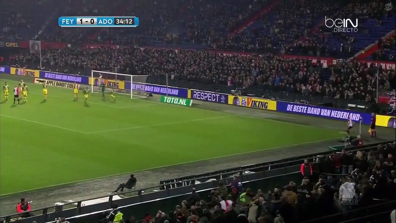 1-0 Nicolai Jørgensen Goal Holland  KNVB Beker  Round 3 - 14.12.2016 Feyenoord 1-0 ADO Den Haag