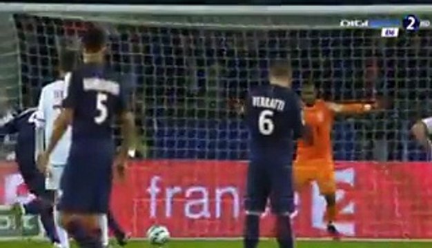 Lucas Moura Penalty Goal HD - Paris Saint-Germain 1-0 Lille 14.12.2016