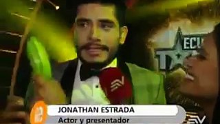 JONATHAN ESTRADA APOYA A DAYANARA PERALTA EN EL MISS ECUADOR