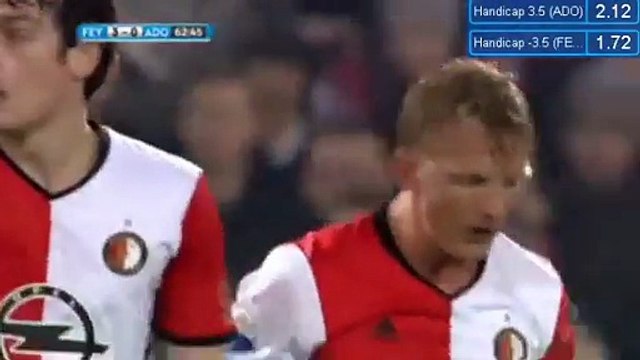 Dirk Kuyt second Goal HD - Feyenoord 3-0 ADO Den Haag 14.12.2016 - NETHERLANDS_ KNVB Be