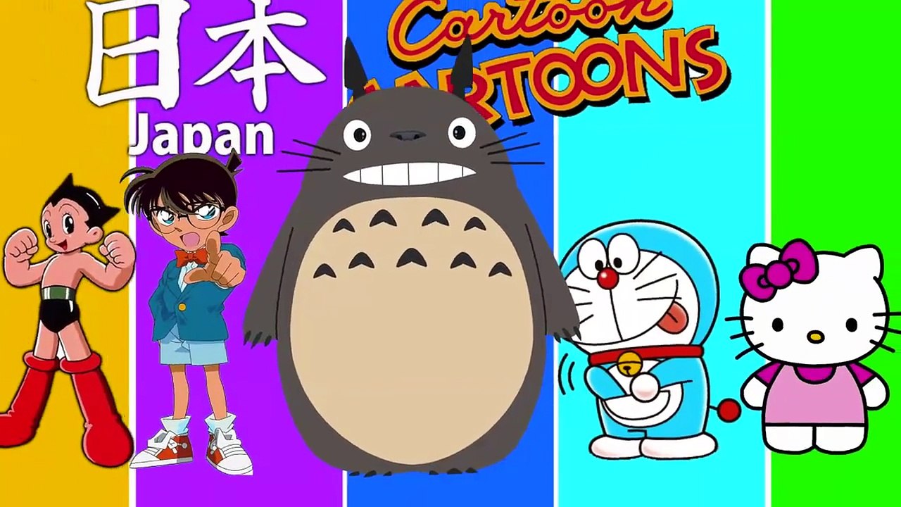 Japan Famous Cartoon new Finger Family | Nursery Rhyme for Children | 4K Video