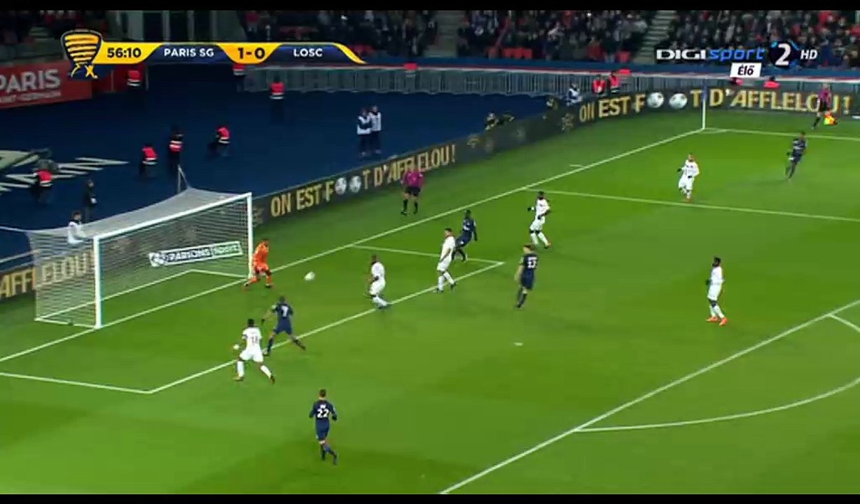 Lucas Goal HD - PSG 2-0 Lille - 14.12.2016