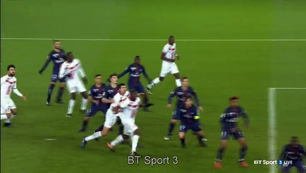 Marko Basa - GOAL  - Paris SG  3 -1	Lille 14.12.2016