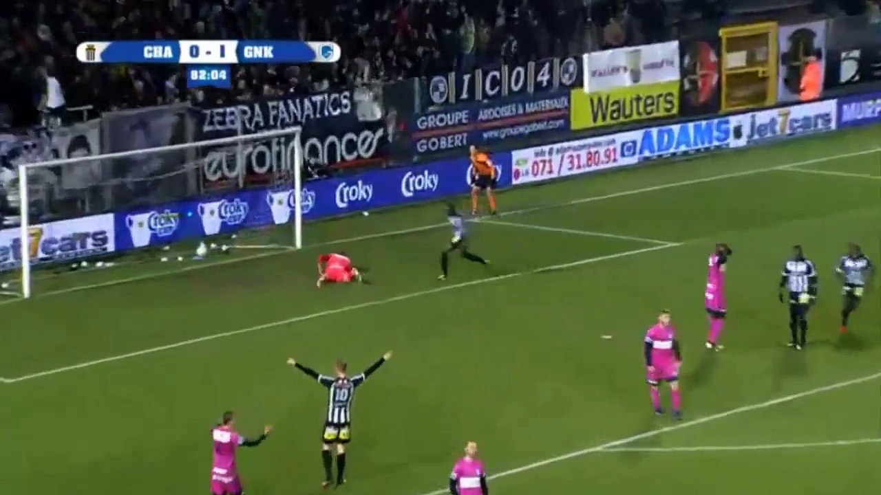 Steeven Willems Amazing Goal - R. Charleroi 1-1  KRC Genk   Beker van Belgie Cup 14-12-2016 (HD)