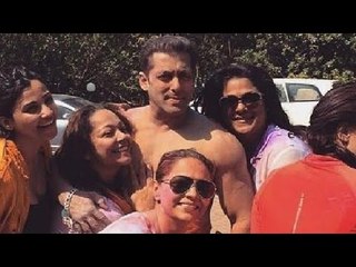 Salman Khan's Shirtless HOLI Bash 2015