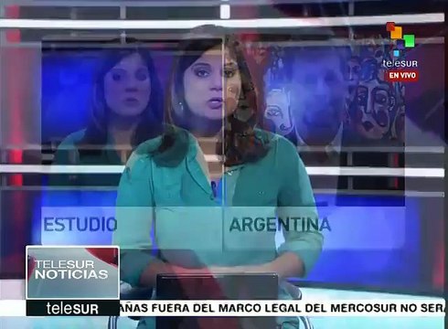 Venezolanos rechazan agresiones a su país en el Mercosur