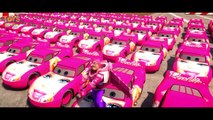 Toy Story Buzz Lightyear COLORS and Disneys Cars McQueen Barbie Cartoon for Kids with Nursery Rhyme
