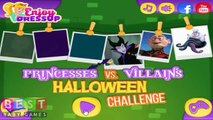ღ Disney Princesses VS Villains Halloween Challenge (Ariel & Belle)