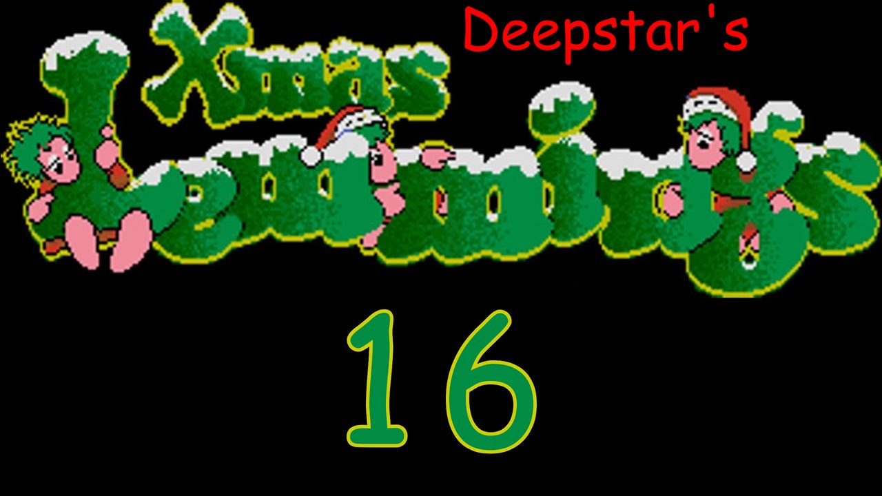 Let's Play Deepstar's X-Mas Lemmings - 16/24 - Eine Frage des Augenblicks