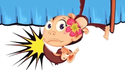 Five little monkeys song for kids. Learn English. Aprende inglés con canciones.