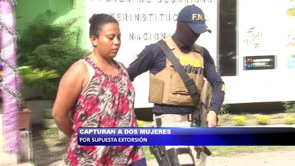2 mujeres detenidas por presunta extorsión
