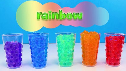 Orbeez Learn Colors with Rainbow Orbeez Party Video for Kids Learning Colours